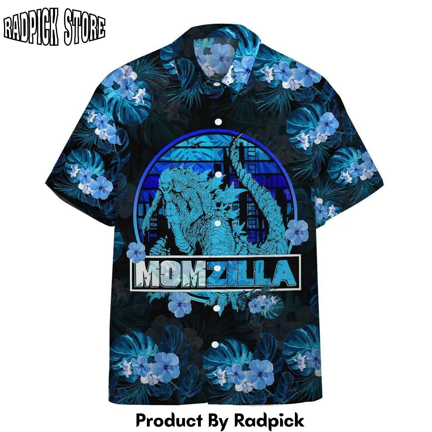 Radpick 3d momzilla mother day hawaii shirt rp292535